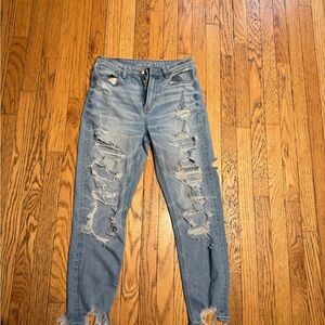 American Eagle Outfitters Light Blue Mom Jeans